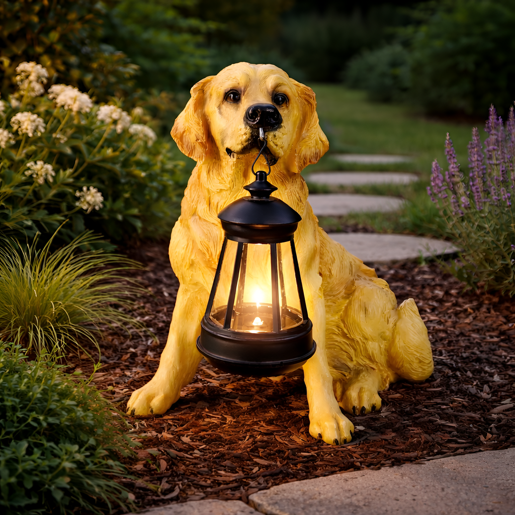 Bravon - Solar Garden Decorative Dog Light