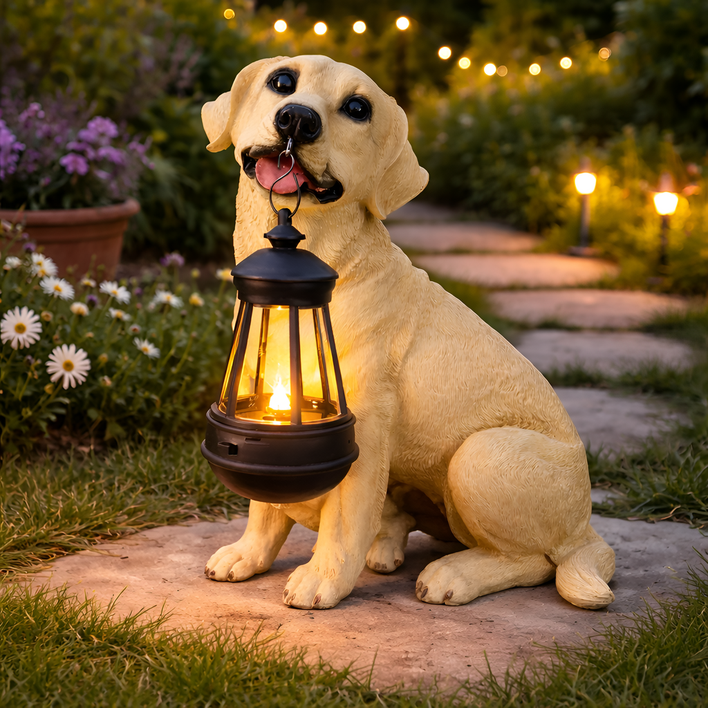 Bravon - Solar Garden Decorative Dog Light