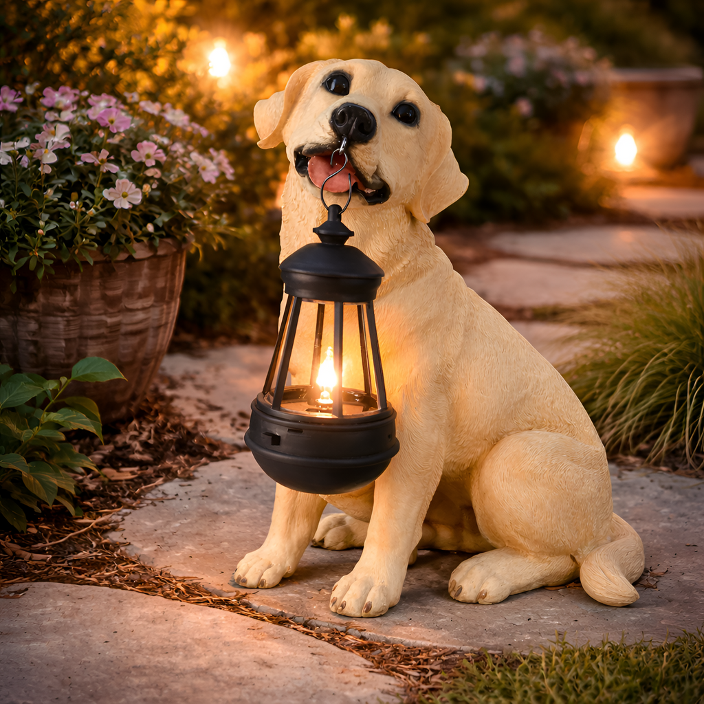 Bravon - Solar Garden Decorative Dog Light