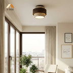 Owen Wabi-Sabi Travertine Cylindrical Ceiling Light