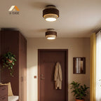 Owen Wabi-Sabi Travertine Cylindrical Ceiling Light