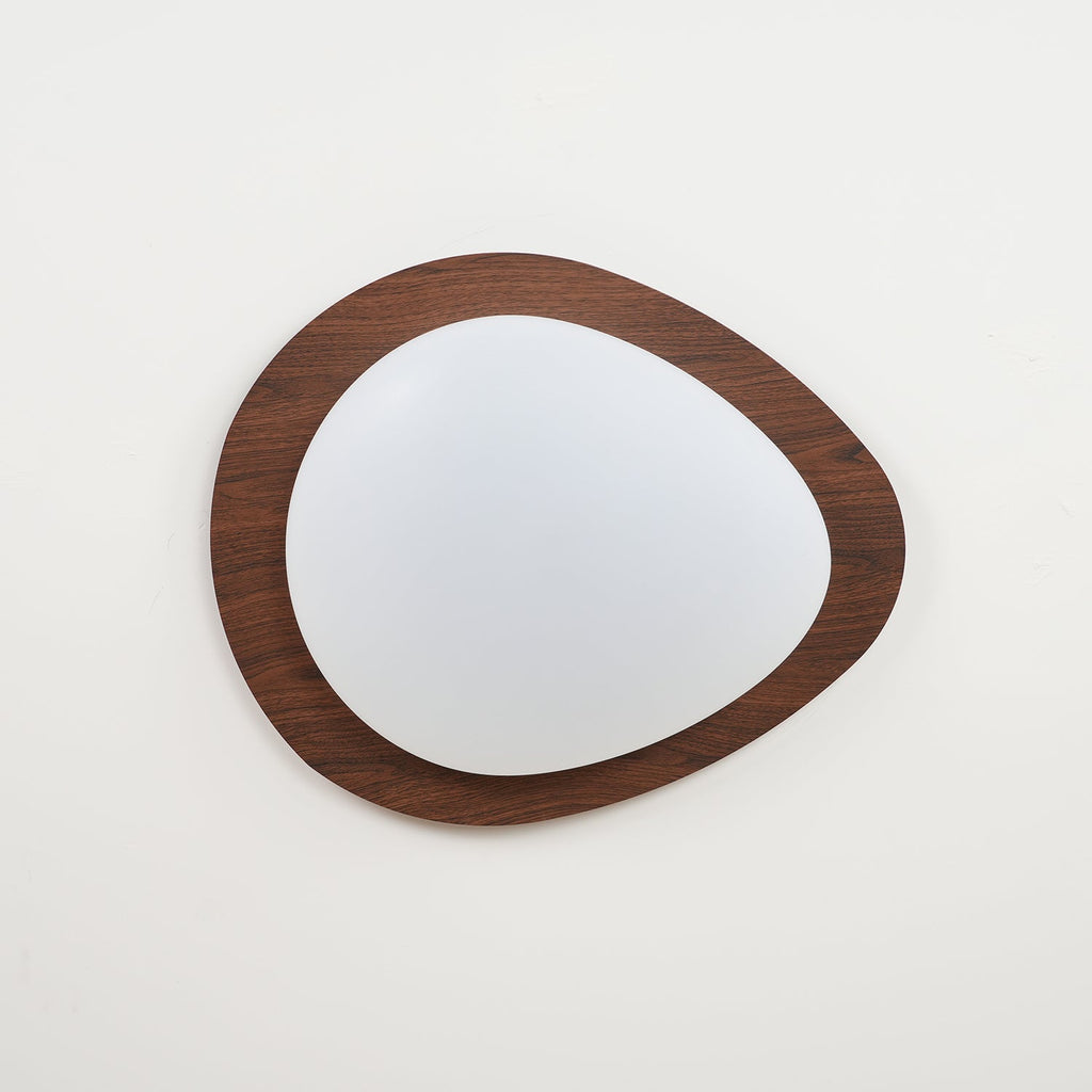 Quisti Pebble Walnut Ceiling Light