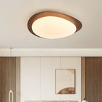 Quisti Pebble Walnut Ceiling Light