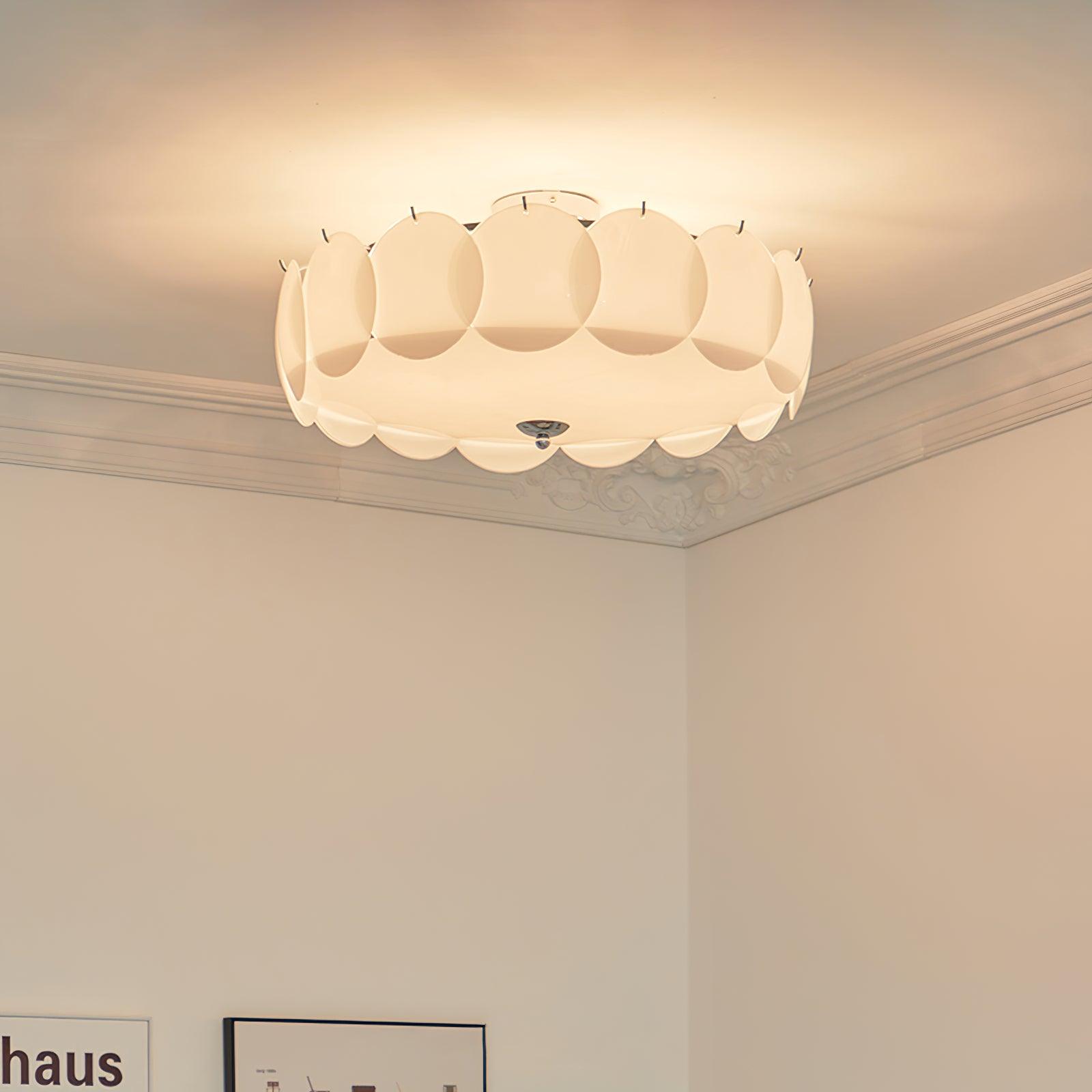 Meiho Petal Shell Ceiling Light