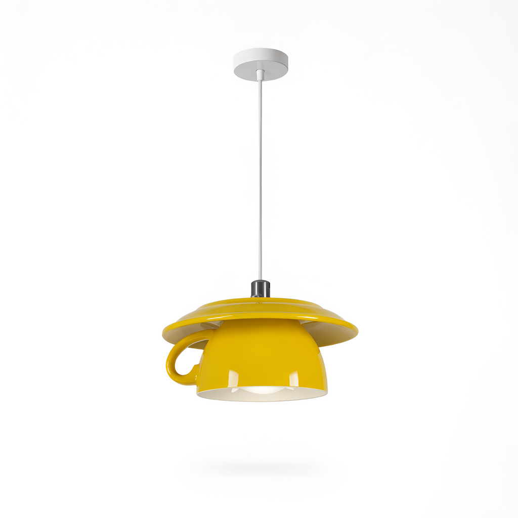 Adam - Ceramic Cup Pendant Light