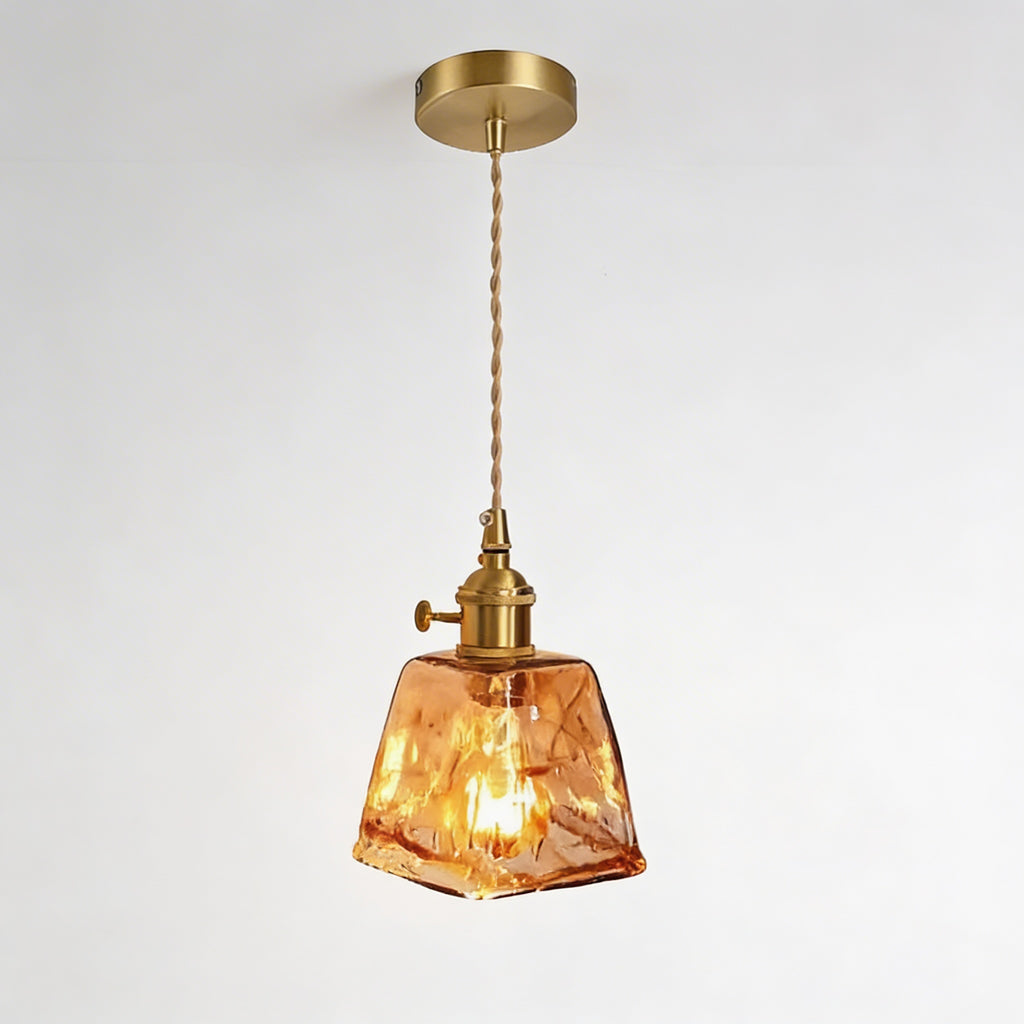 Mike - Vintage Glass Pendant Light