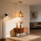 Mike - Vintage Glass Pendant Light