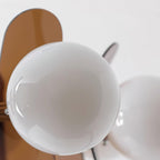 Ulano Brown & Orange Chandelier