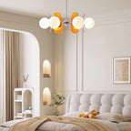 Ulano Chandelier in Brown and Orange