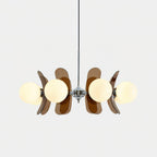 Ulano Chandelier in Brown and Orange