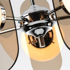 Ulano Chandelier in Brown and Orange