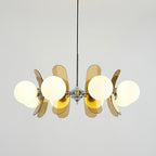 Ulano Chandelier in Brown and Orange