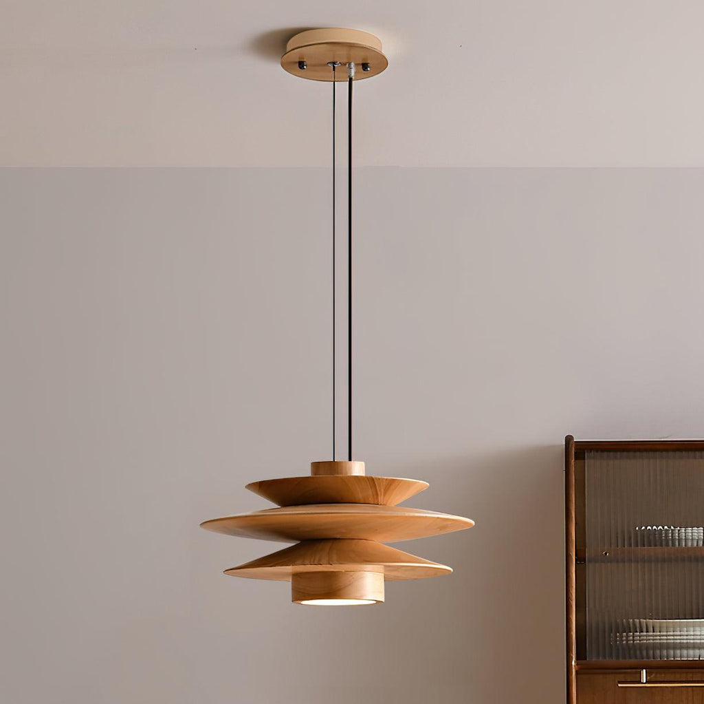 Axis Walnut Suspension Mid-Century