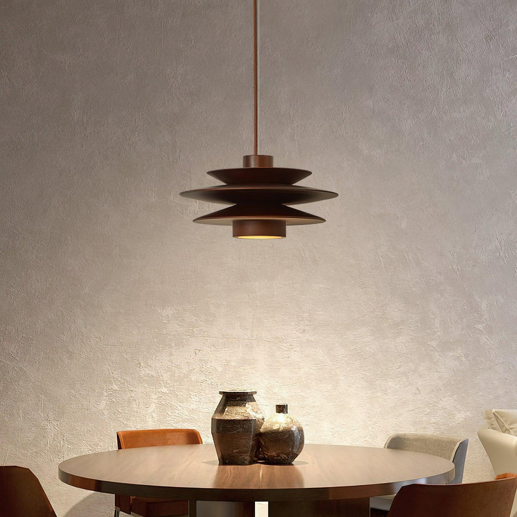 Axis Walnut Suspension Mid-Century