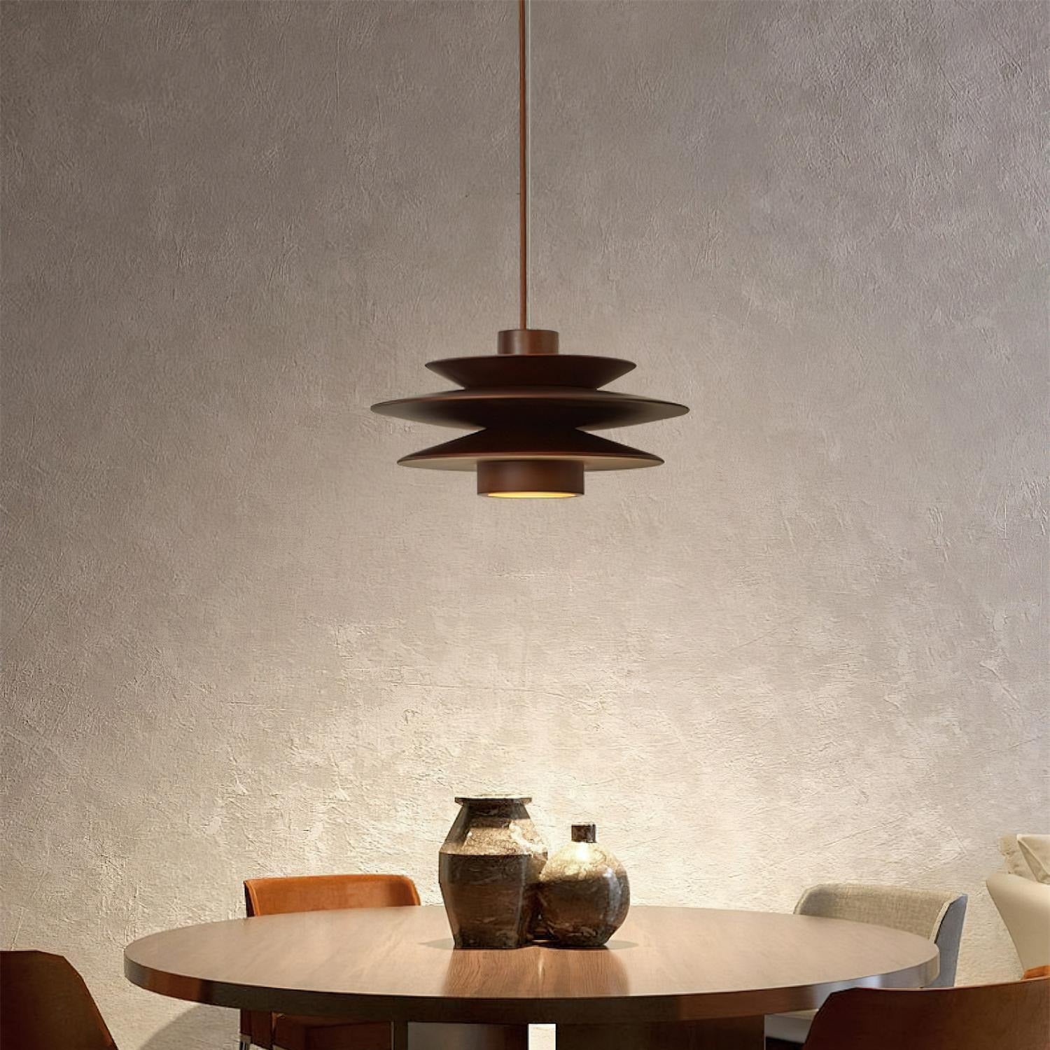 Axis Walnut Suspension Mid-Century