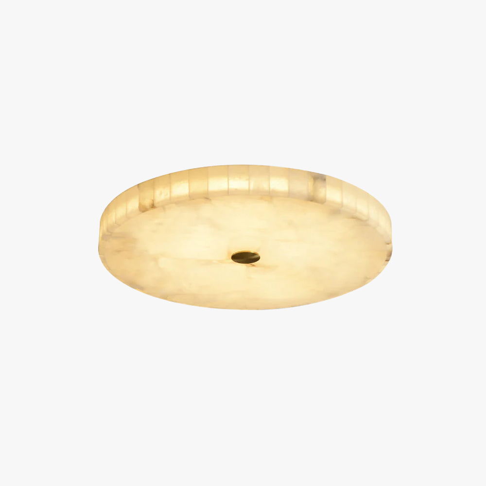 Delya Alabaster LED Round Ceiling Light