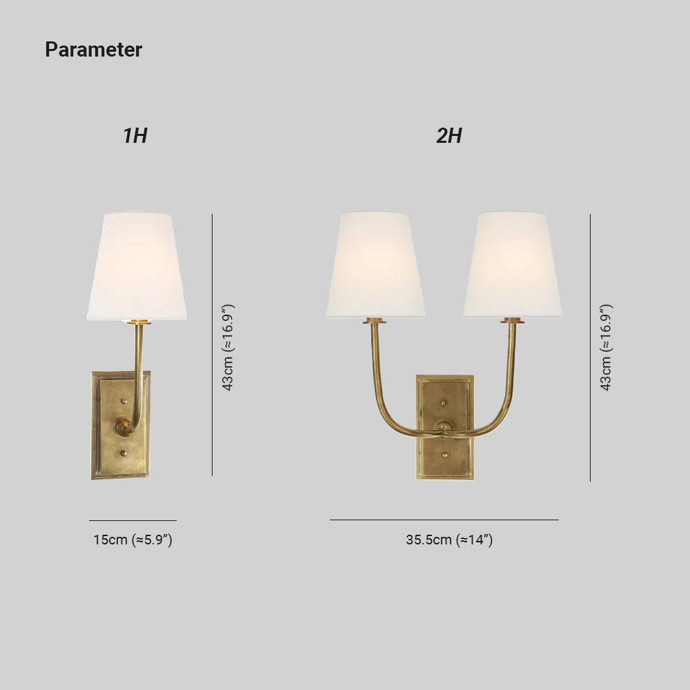 Esther Wall Lamp Fabric