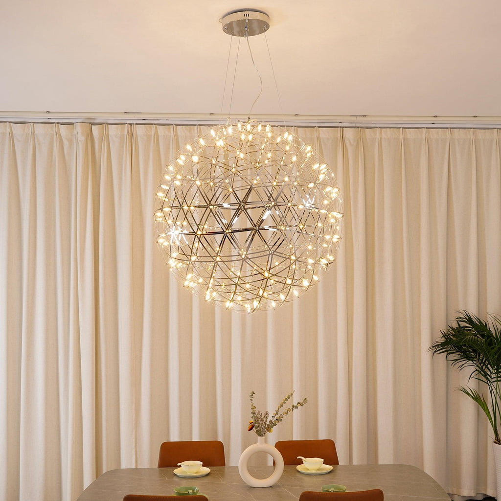 Ivthayra Luxury Postmodern Golden Ball Suspension
