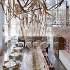 Ivthayra Postmodern Luxury Sphere Gold Pendant Light