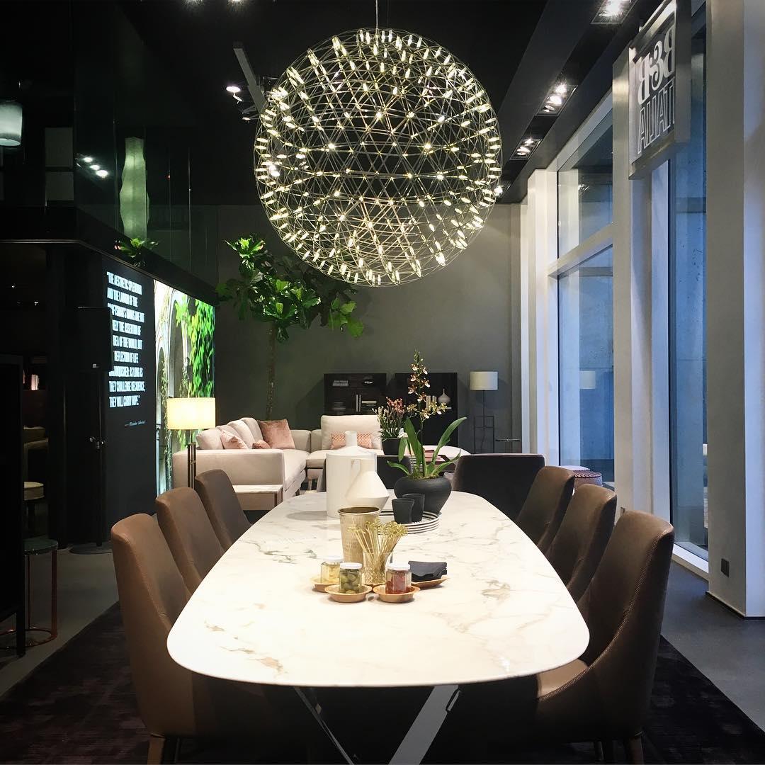 Ivthayra Luxury Postmodern Golden Ball Suspension