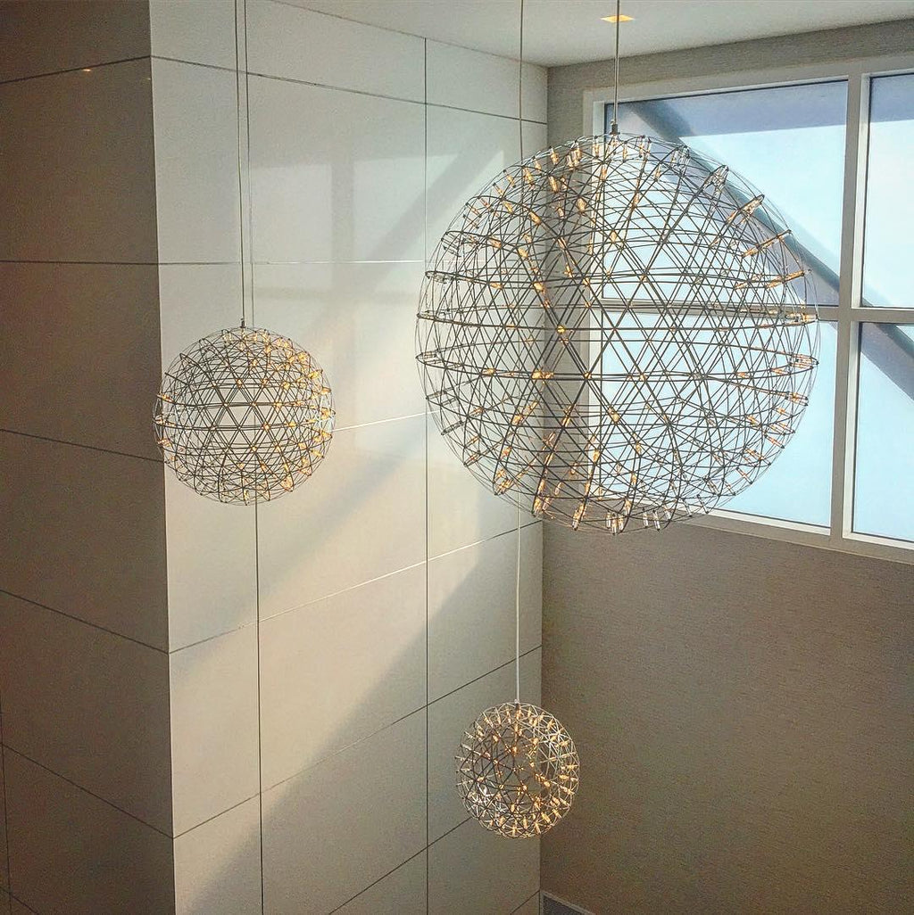 Ivthayra Luxury Postmodern Golden Ball Suspension