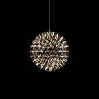 Ivthayra Luxury Postmodern Golden Ball Suspension
