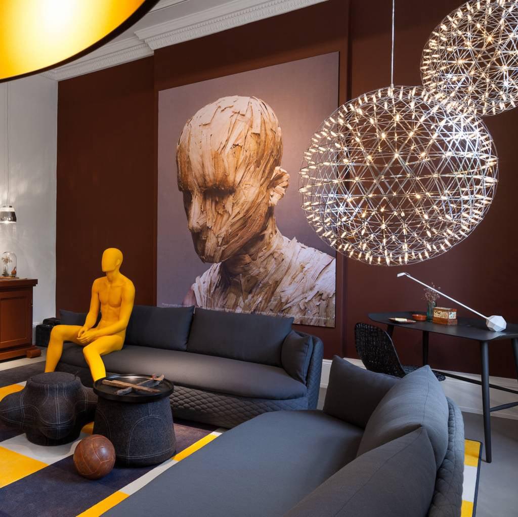Ivthayra Postmodern Luxury Sphere Gold Pendant Light