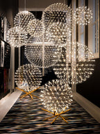 Ivthayra Luxury Postmodern Golden Ball Suspension