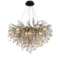 Raindrop Black Chandelier