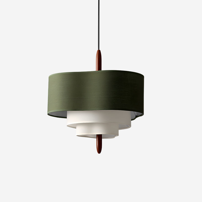 Ophel Fabric Hanging Lamp in Green