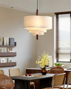 Ophel Fabric Hanging Lamp in Green