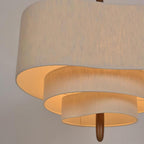 Ophel Fabric Hanging Lamp in Green