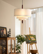 Ophel Fabric Hanging Lamp in Green