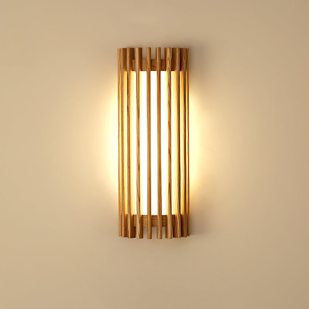 Neyra Indoor Wall Sconce in Walnut