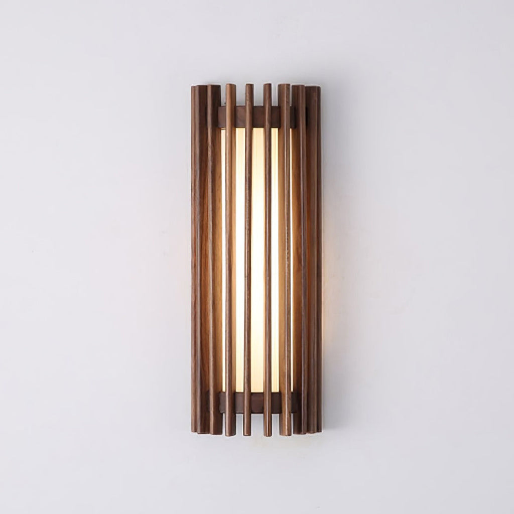 Neyra Wall Lamp for Indoor Use Made of Walnut