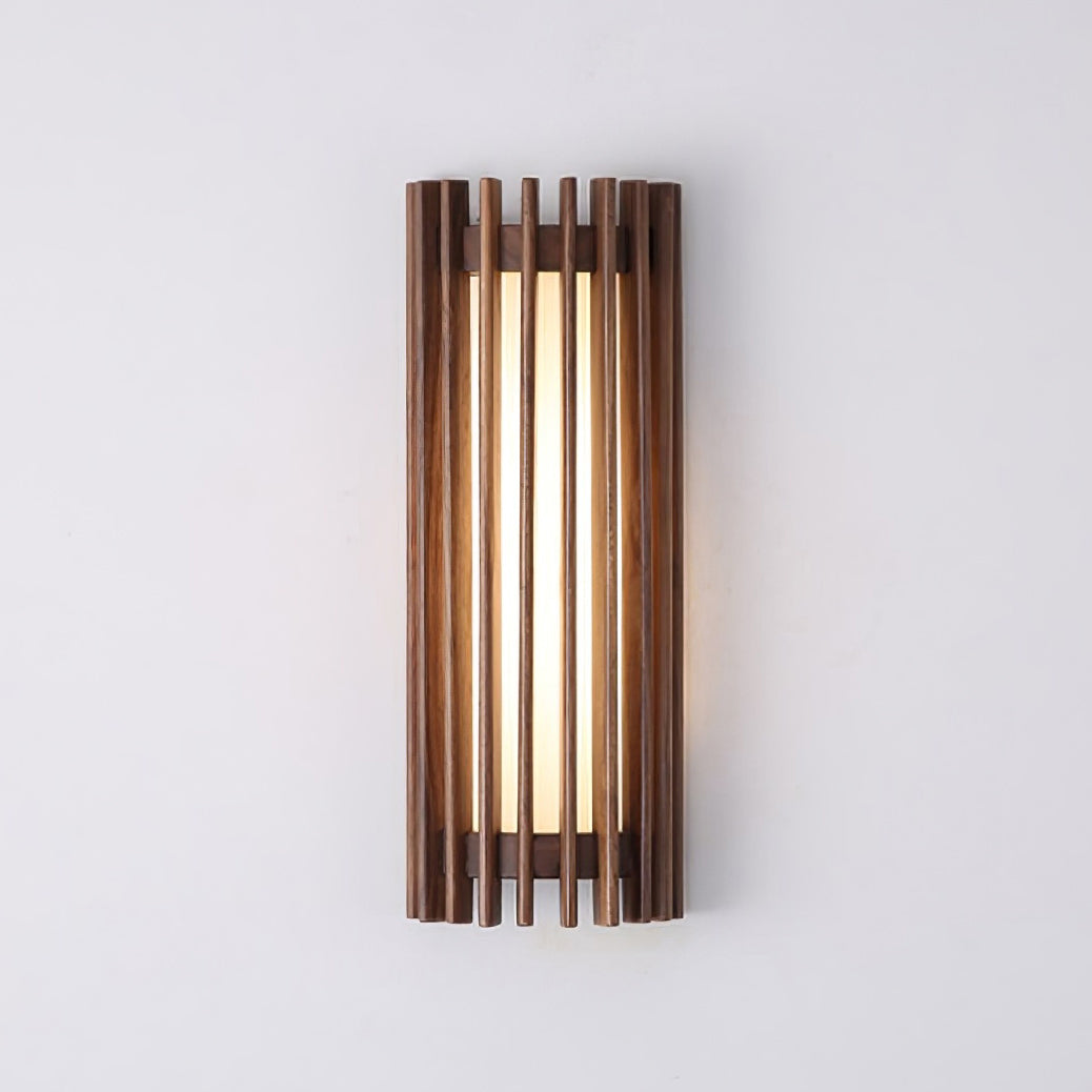 Neyra Wall Lamp for Indoor Use Made of Walnut