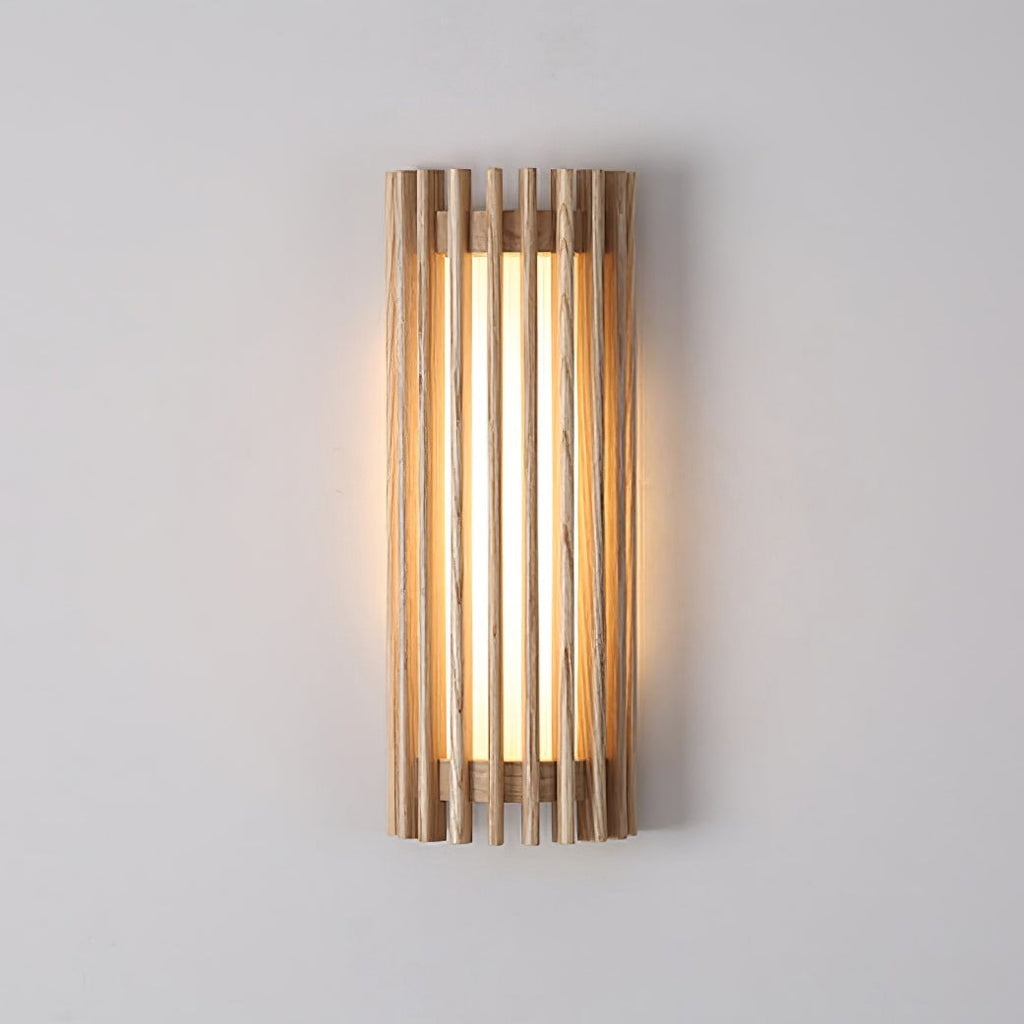 Neyra Wall Lamp for Indoor Use Made of Walnut
