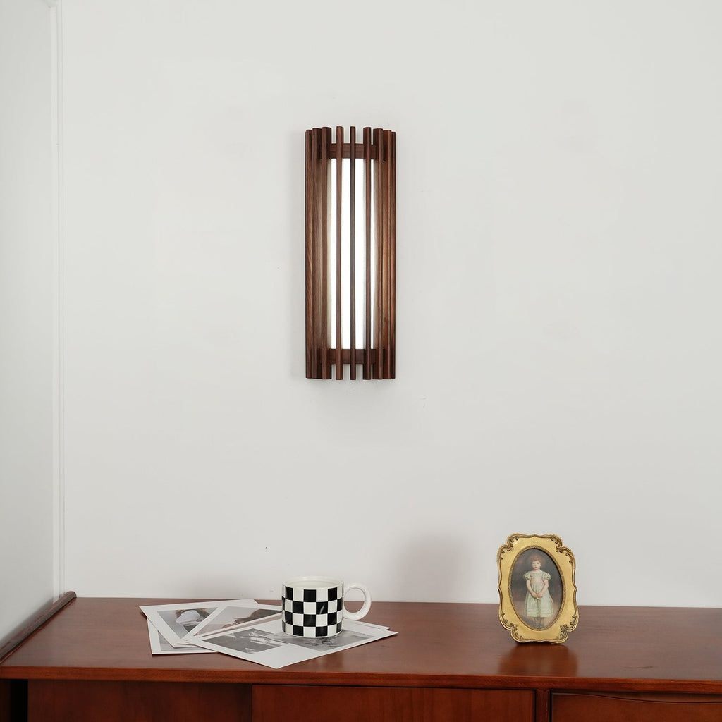Neyra Walnut Indoor Wall Lamp