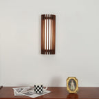 Neyra Wall Lamp for Indoor Use Made of Walnut
