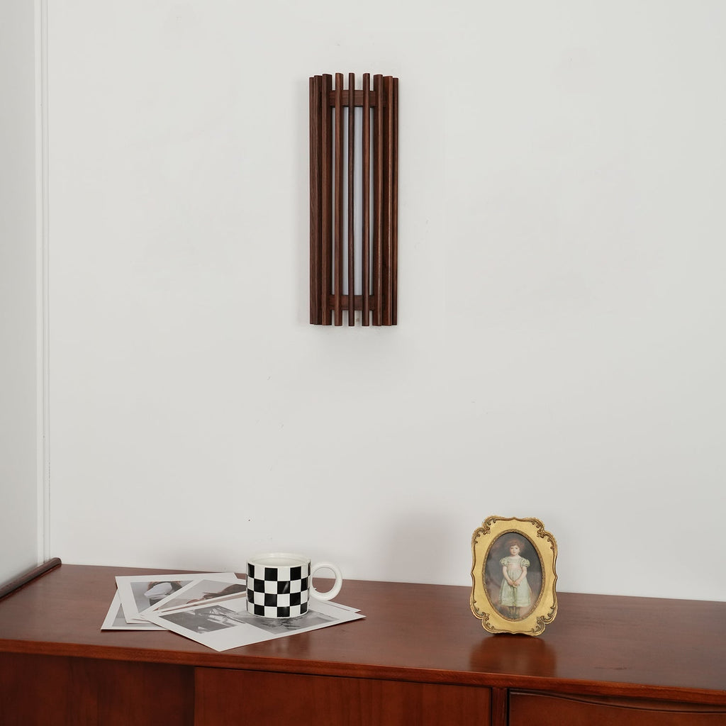 Neyra Indoor Wall Sconce in Walnut