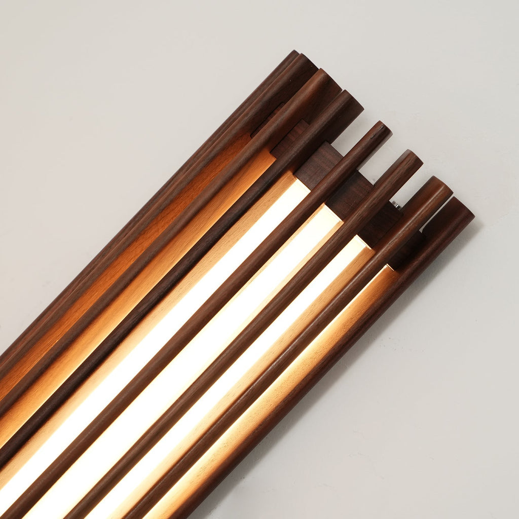 Neyra Indoor Wall Sconce in Walnut