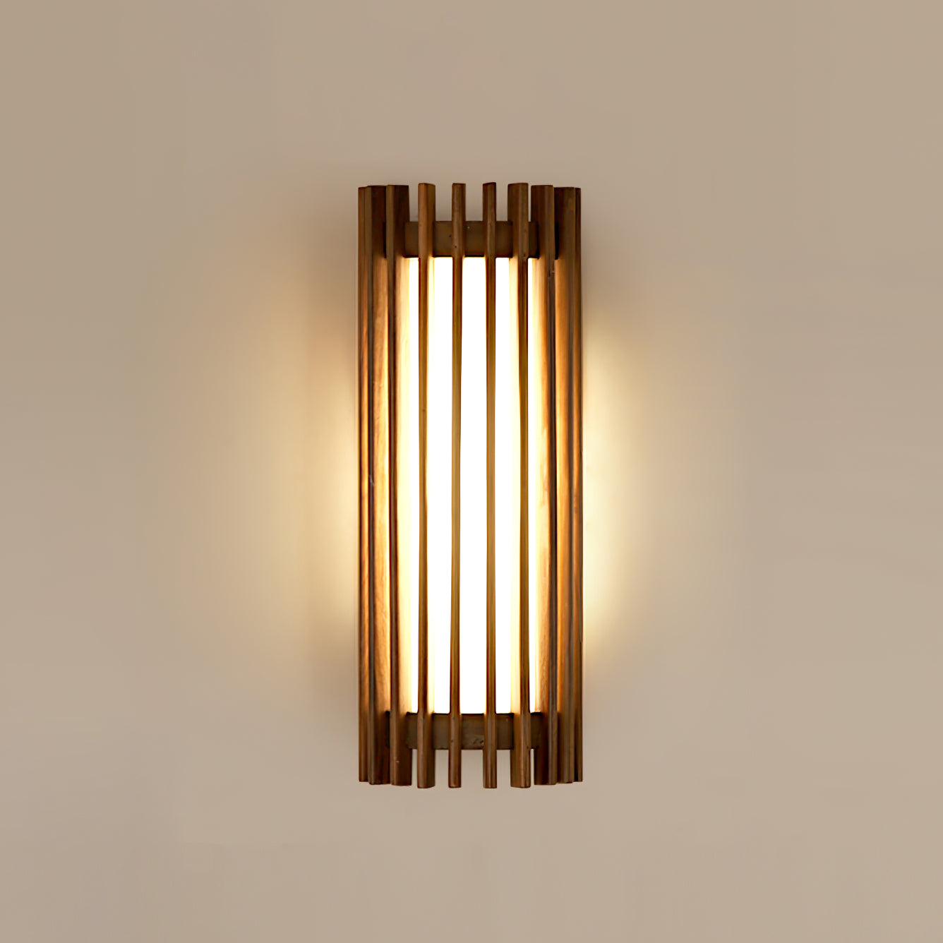 Neyra Indoor Wall Sconce in Walnut