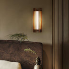 Neyra Wall Lamp for Indoor Use Made of Walnut
