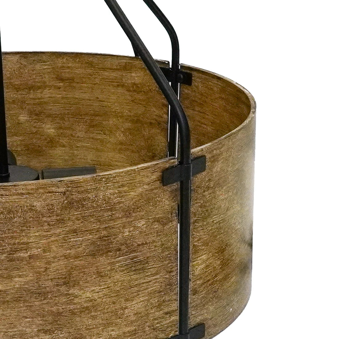 Ethan Retro Industrial Bronze Drum Pendant Light