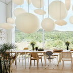 Washi Paper Suspension Lamp for Living Room
