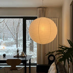 Washi Paper Suspension Lamp for Living Room