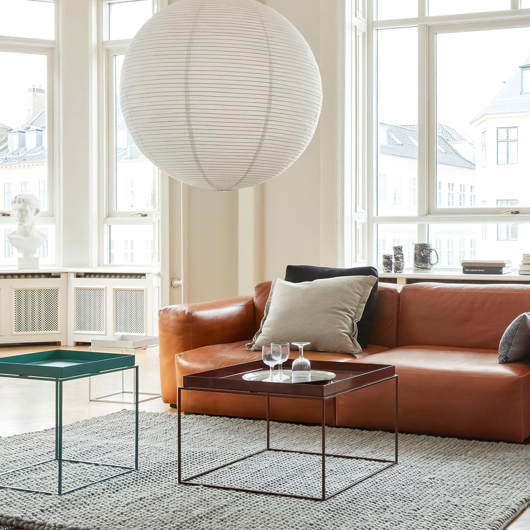 Washi Paper Suspension Lamp for Living Room