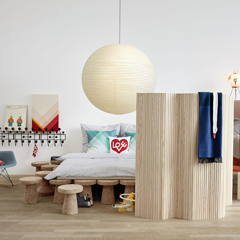 Washi Paper Suspension Lamp for Living Room