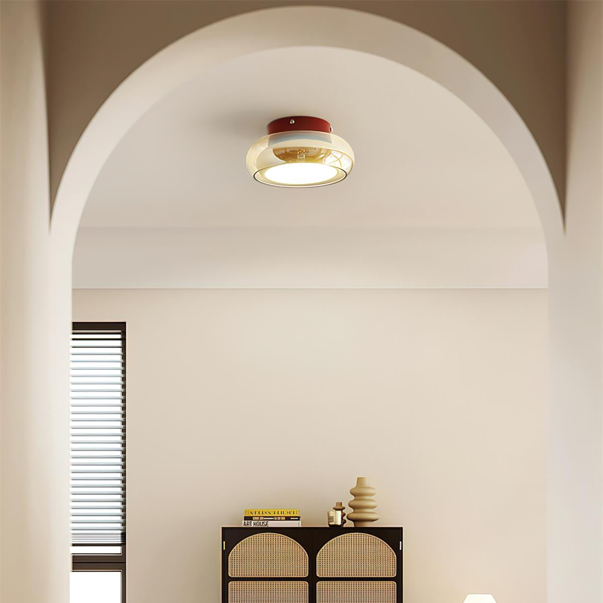 June Industrial Glass Ceiling Light