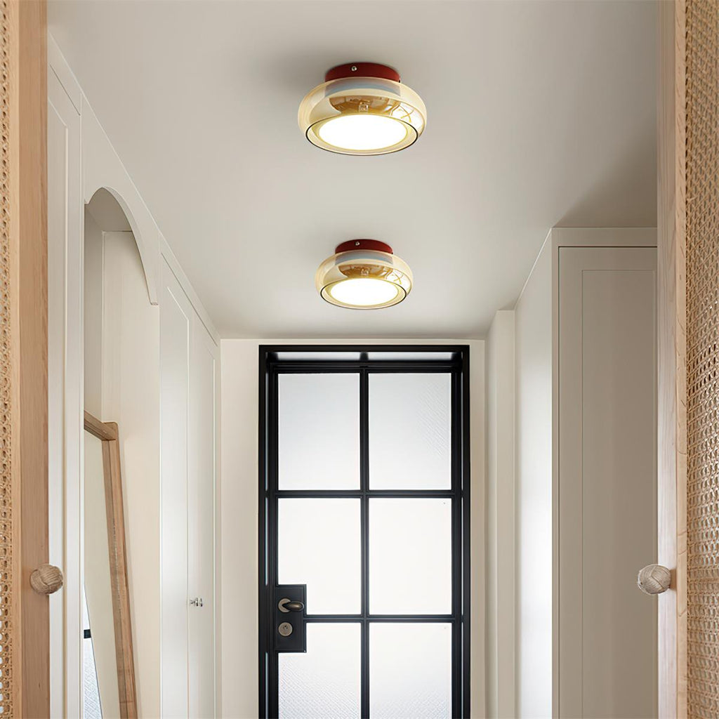 June Industrial Glass Ceiling Light